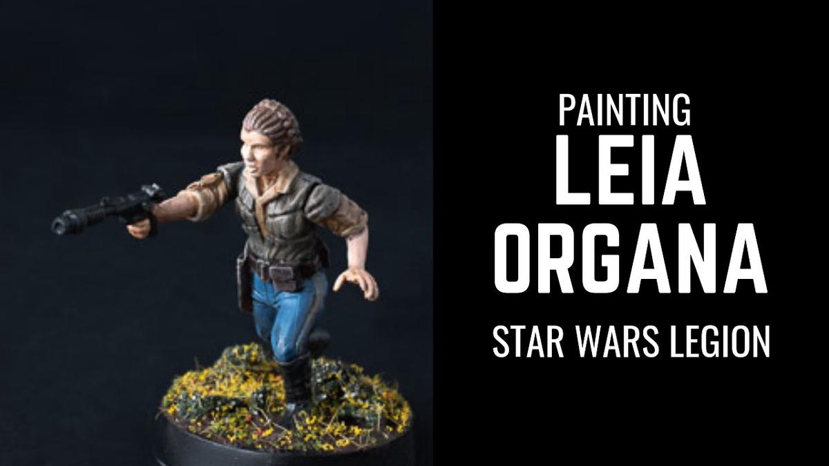 'Video thumbnail for Painting Leia Organa Star Wars Legion Time Lapse'