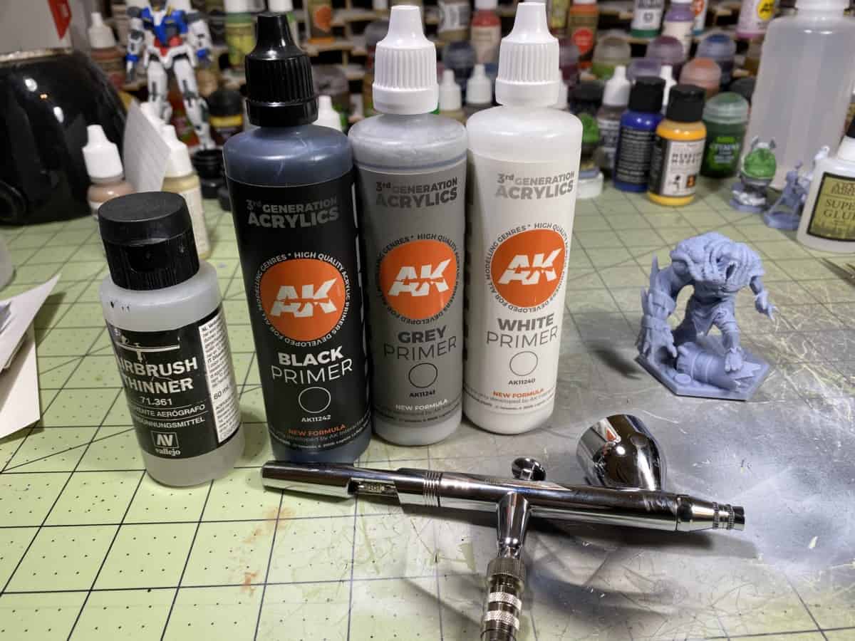 Primer and airbrush